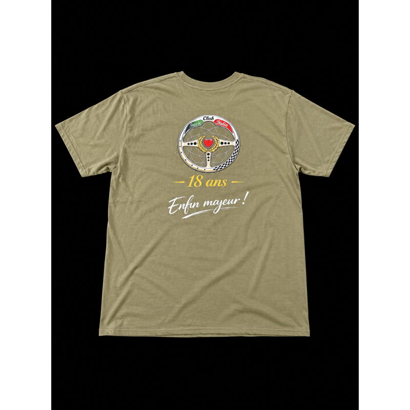 T-shirt Club Storic Italia kaki
