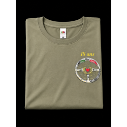 T-shirt Club Storic Italia kaki