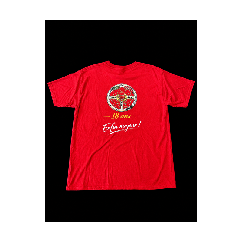 T-shirt Club Storic Italia rouge