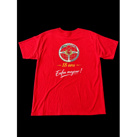 T-shirt Club Storic Italia rouge