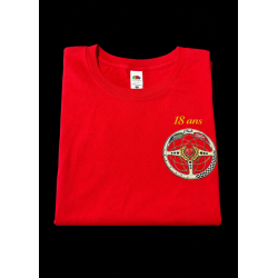 T-shirt Club Storic Italia rouge