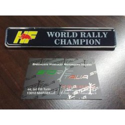 Badge hf world rally champion