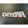 Monogramme RITMO alu pour 105/125 TC