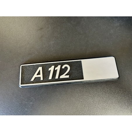 Plaquette A112 plastique 153x40mm