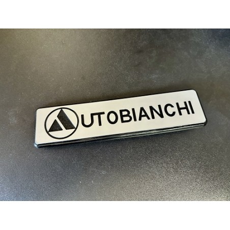 Plaquette AUTOBIANCHI plastique 153x40mm