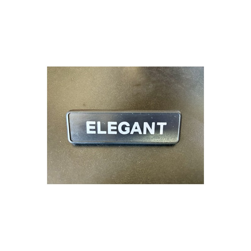 Plaquette ELEGANT plastique 94x28mm pour aile avant A112