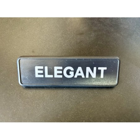 Plaquette ELEGANT plastique 94x28mm pour aile avant A112