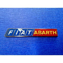 Plaquette fiat/abarth métal...