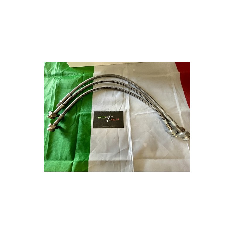 Kit flexibles des freins tressés inox lancia fulvia S1