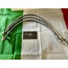 Kit flexibles des freins tressés inox lancia fulvia S1