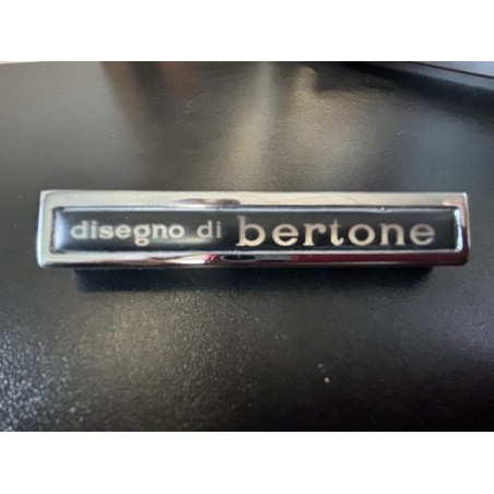Lettrage aluminium/résiné pour giulia gt 2,3 et 4ème série