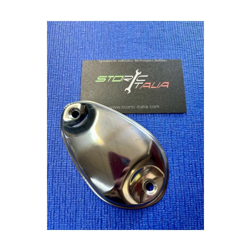 Obturateur inox d'emplacement fixation pare choc Lancia fulvia