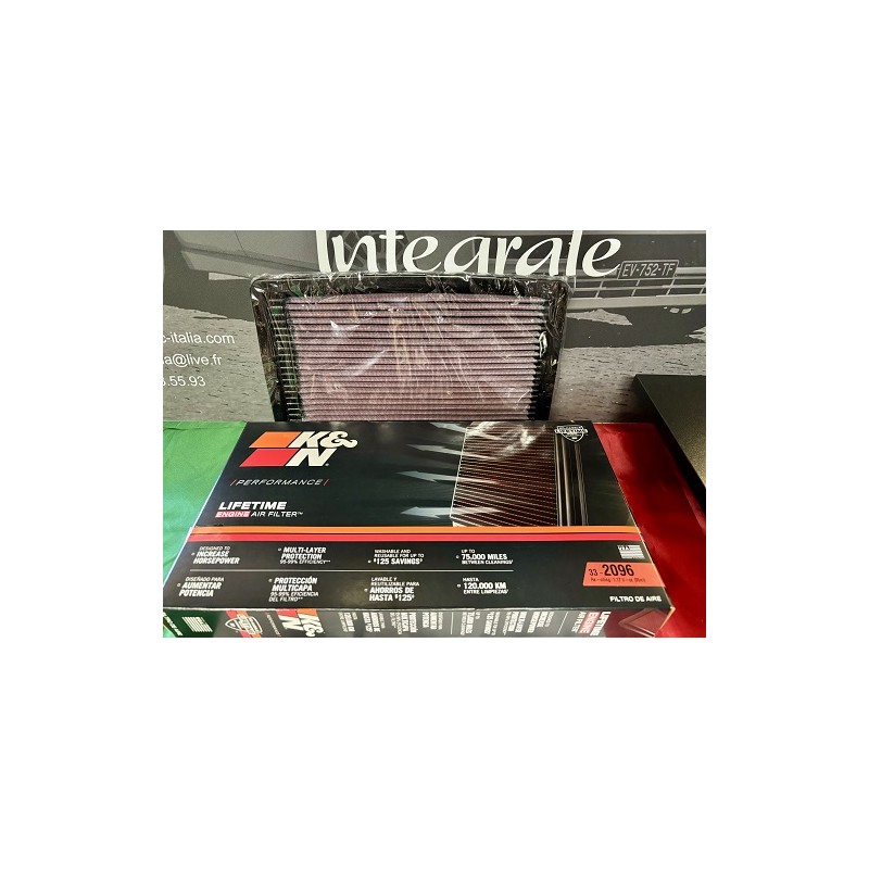 Filtre à air sport lavable K&N pour delta integrale tout type.
