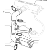 Durite de liaison tubulure de turbo/papillon d'admission fiat uno turbo i.e MK1 1.3