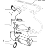 Durite de liaison sortie échangeur/tubulure de turbo fiat uno turbo i.e MK1 1.3