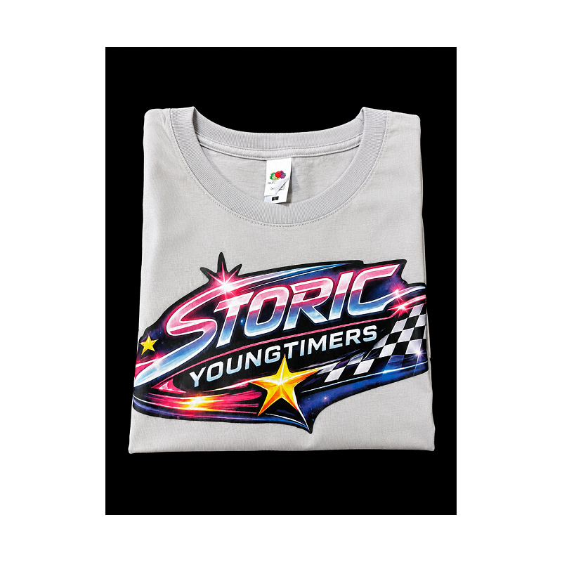 T-shirt Storic Youngtimers gris