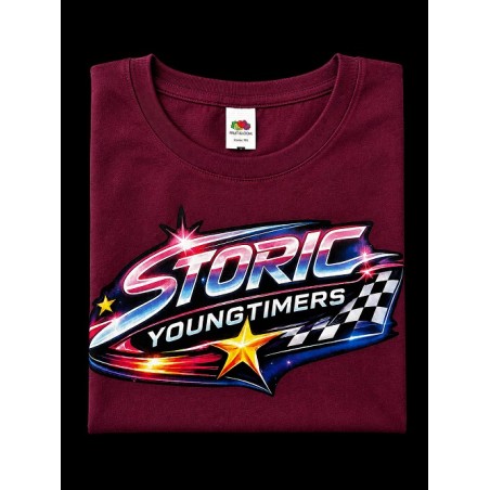 T-shirt Storic Youngtimers bordeaux