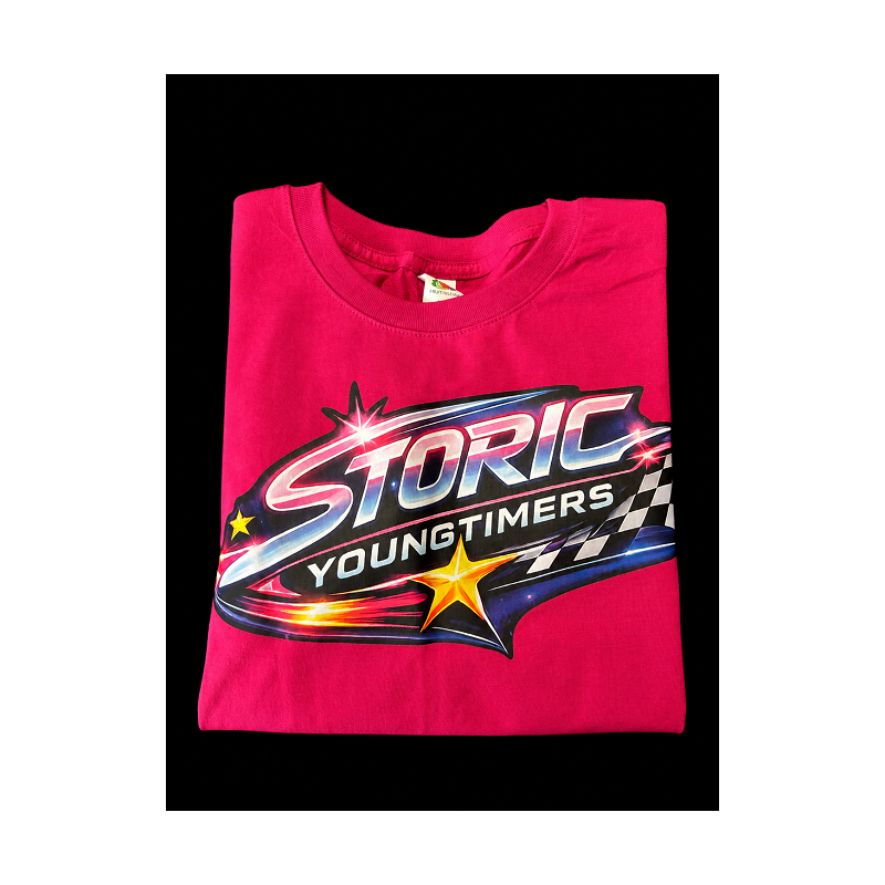 T-shirt Storic Youngtimers fuchsia